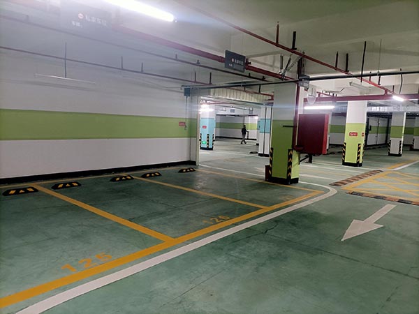 南平小区划线